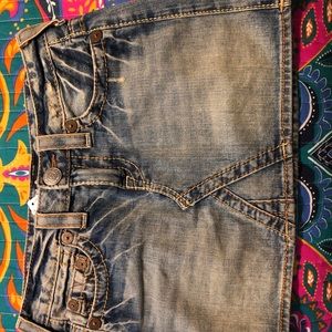 True Religion Jean Skirt